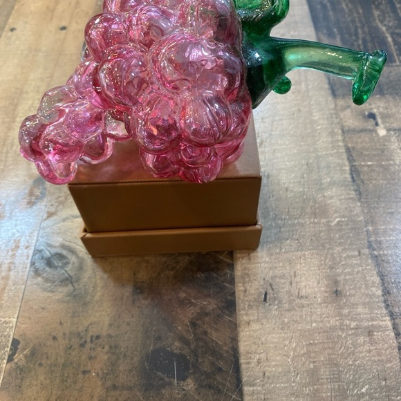 Murano Art Glass Purple Cased Grape - Picture 2 of 12